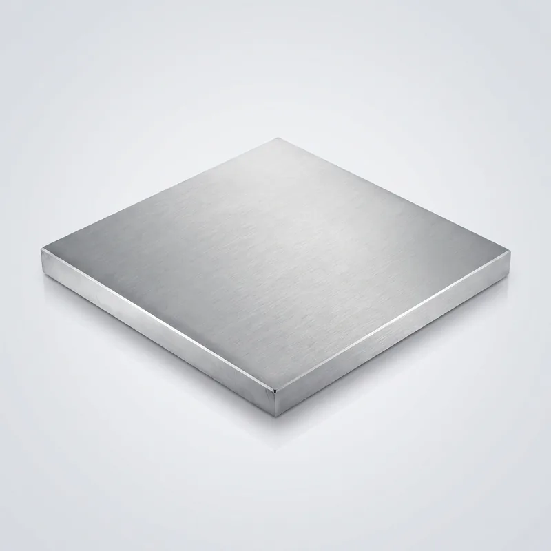 6061-T6 Aluminum Plate 6" × 6" × 1/2"